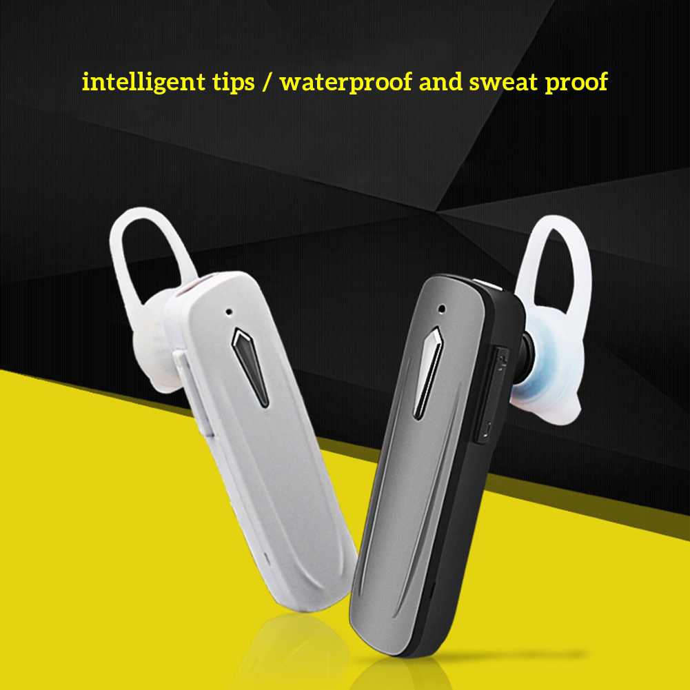 Zwei Headsets, weiß und schwarz, vor gelb-schwarzem Hintergrund.