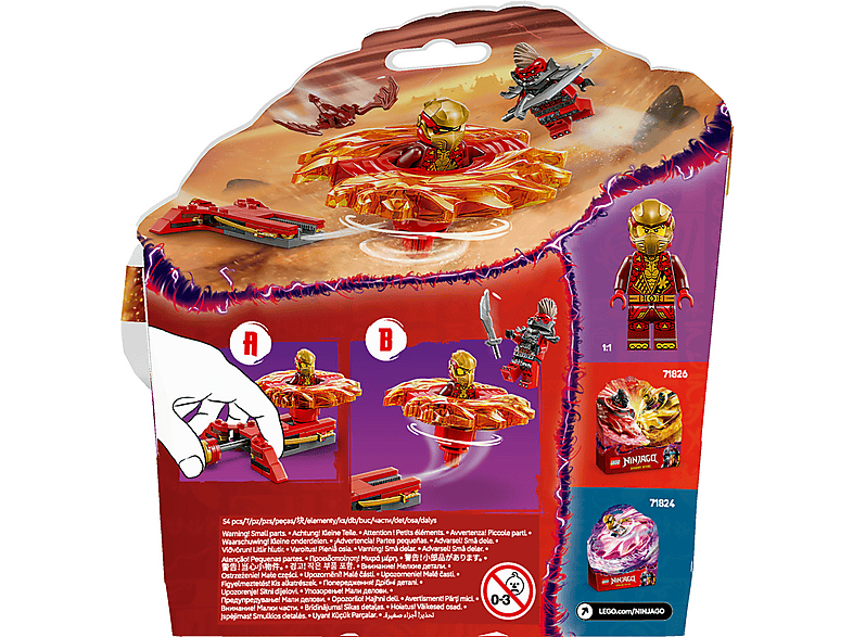 LEGO Ninjago 71823 Kai's Spinjitzu drakenspinner LEGO-bouwset
