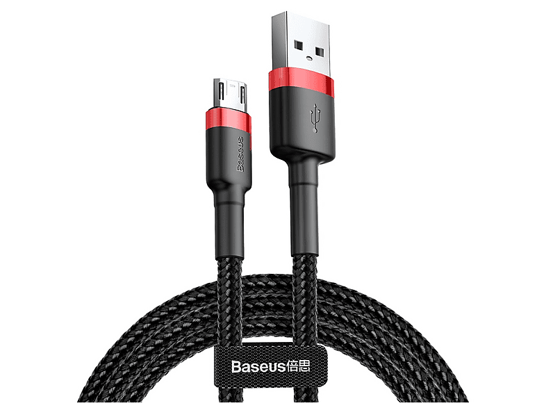 Kabel BASEUS CAMKLF-C91 czarno-czerwony