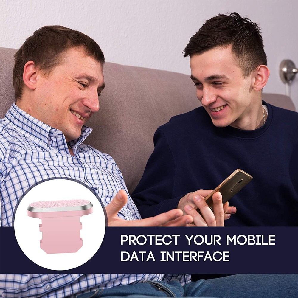 Zwei Männer schauen auf ein Telefon, während ein rosa SIM-Kartenfach angezeigt wird. Schützen Sie Ihre Daten.