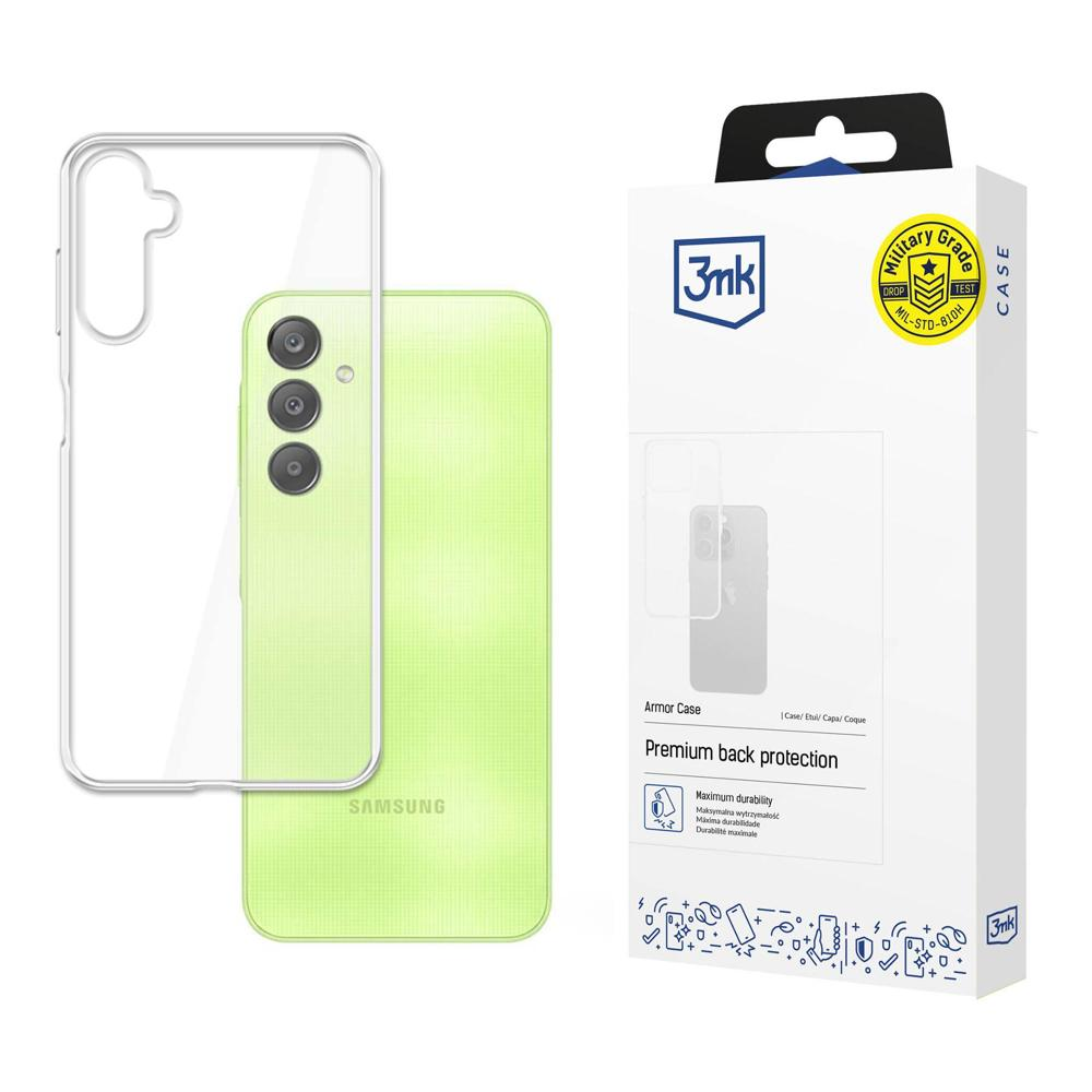 Zielony telefon Samsung z etui i pudełko produktu ze zdjęciem telefonu.