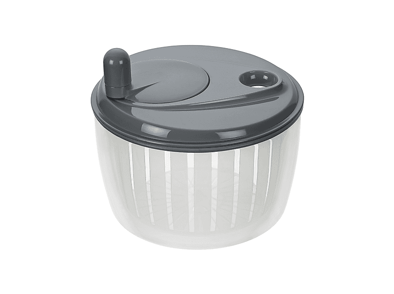 PIQIUQIU Salatschleuder Mit Kurbel - 3 Liter Fassungsvermögen, Spülmaschinenfest