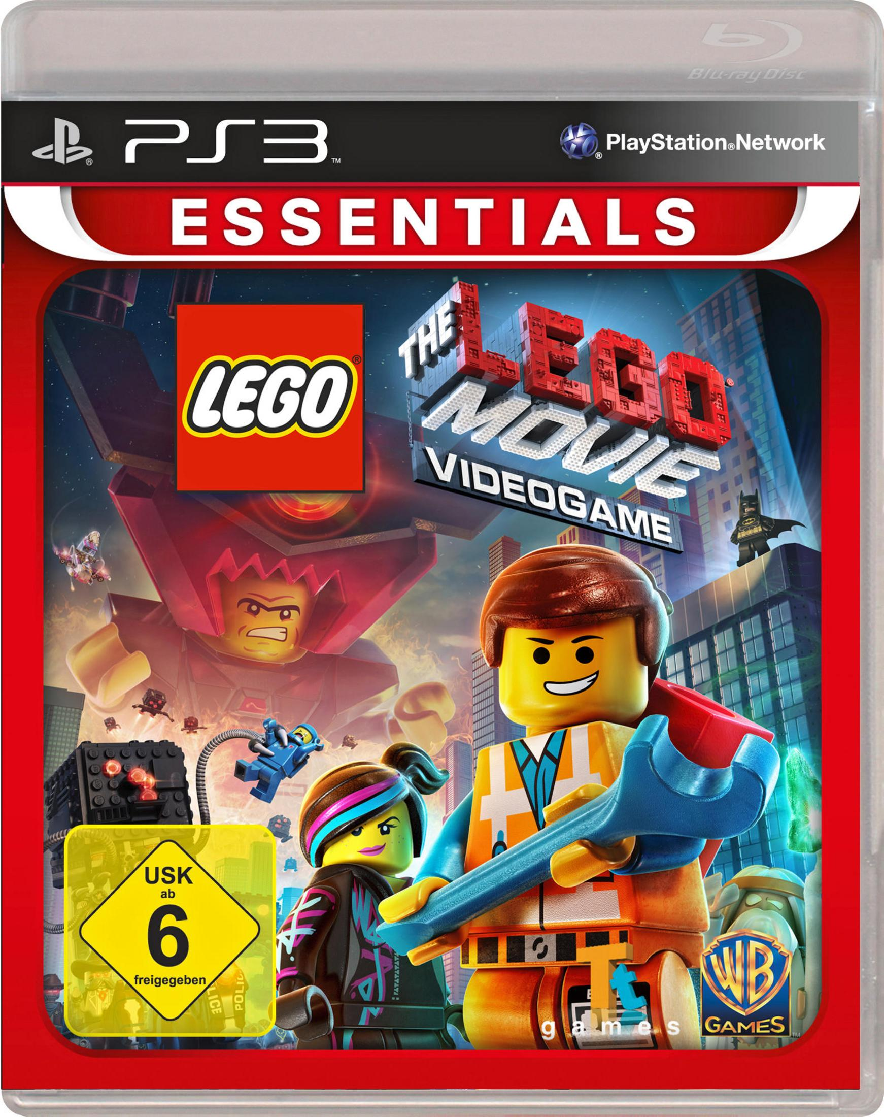 Das Lego Movie Videogame PS3-Cover zeigt Lego-Charaktere und das Spielelogo.