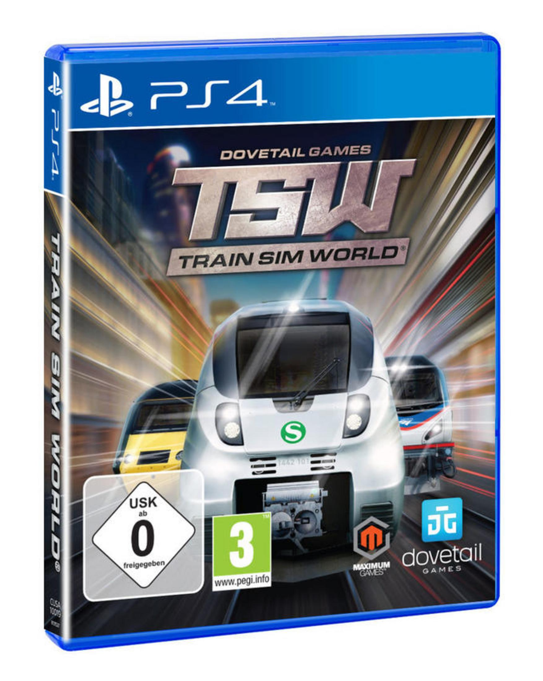PS4-Spielcover. Drei Züge auf Gleisen, der Spieletitel ist gut sichtbar.
