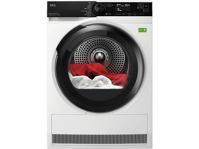 Secadora AEG TR839T4PBCP Blanco 9Kg A+++ Vapor