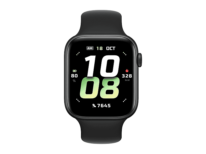 HONOR WATCH 5 BLACK Smartwatch Aluminium Silikon, 150 - 200 mm, Black