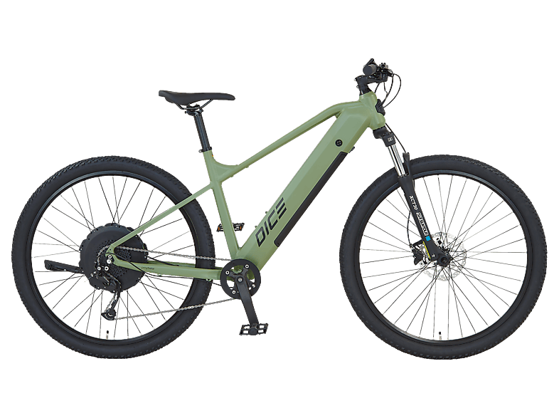 PROPHETE Dice 2.8 Mountainbike (Laufradgröße: 29 Zoll, Rahmenhöhe: 48 cm, Herren-Rad, 480 Wh, grün)