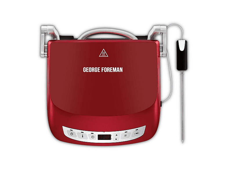 GEORGE FOREMAN GF-24001-56 Döküm Tost Makinesi Kırmızı