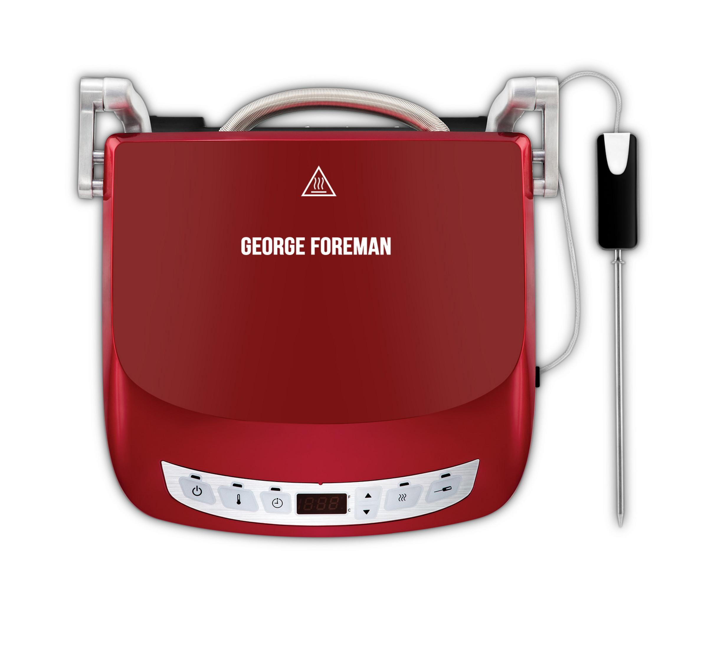 GEORGE FOREMAN GF-24001-56 Döküm Tost Makinesi Kırmızı