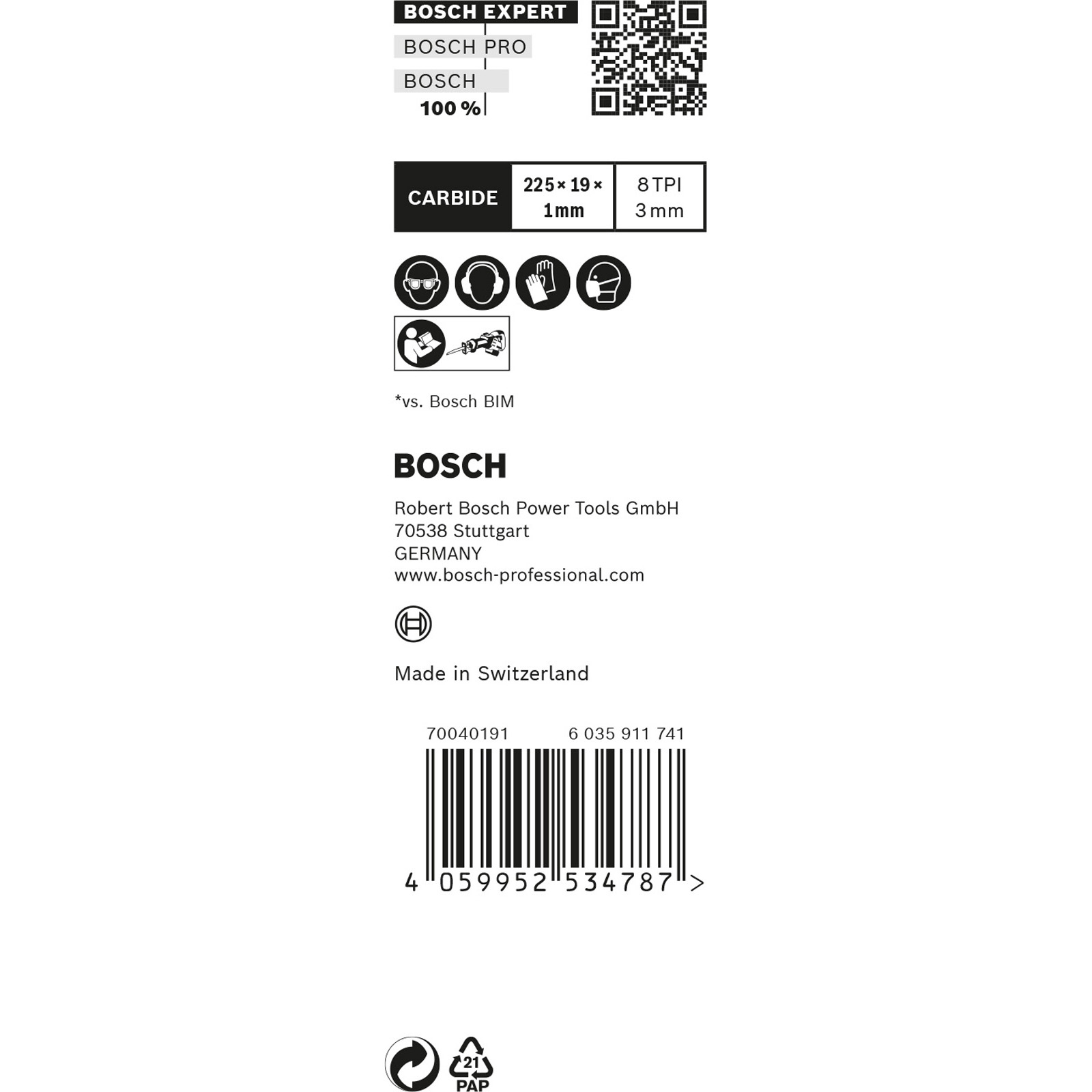 Biała etykieta z tekstem i kodem kreskowym. Zawiera informacje o produkcie i dane producenta.