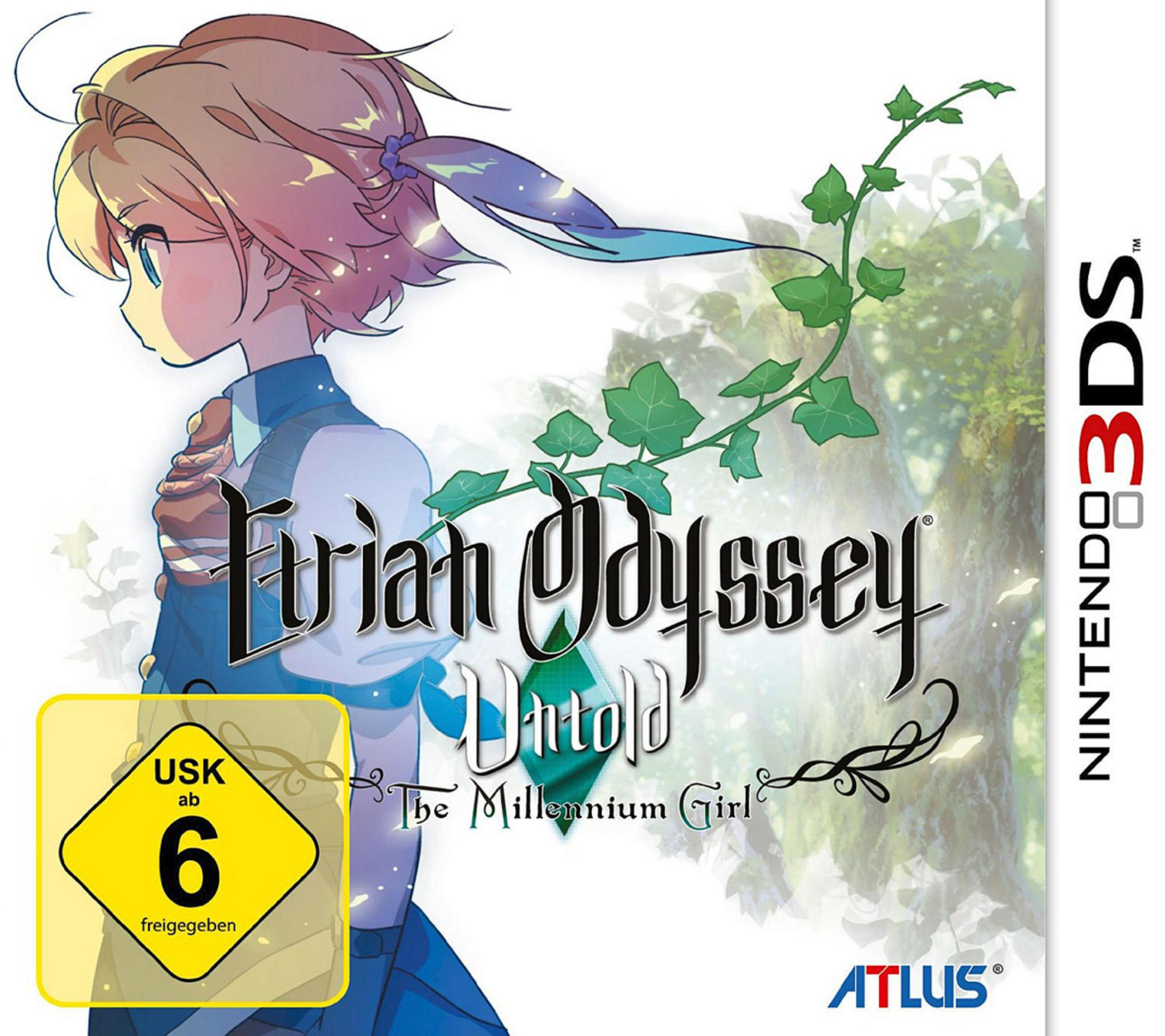 Das Spielcover zeigt ein Mädchen mit blonden Haaren vor einem Hintergrund mit Titel.