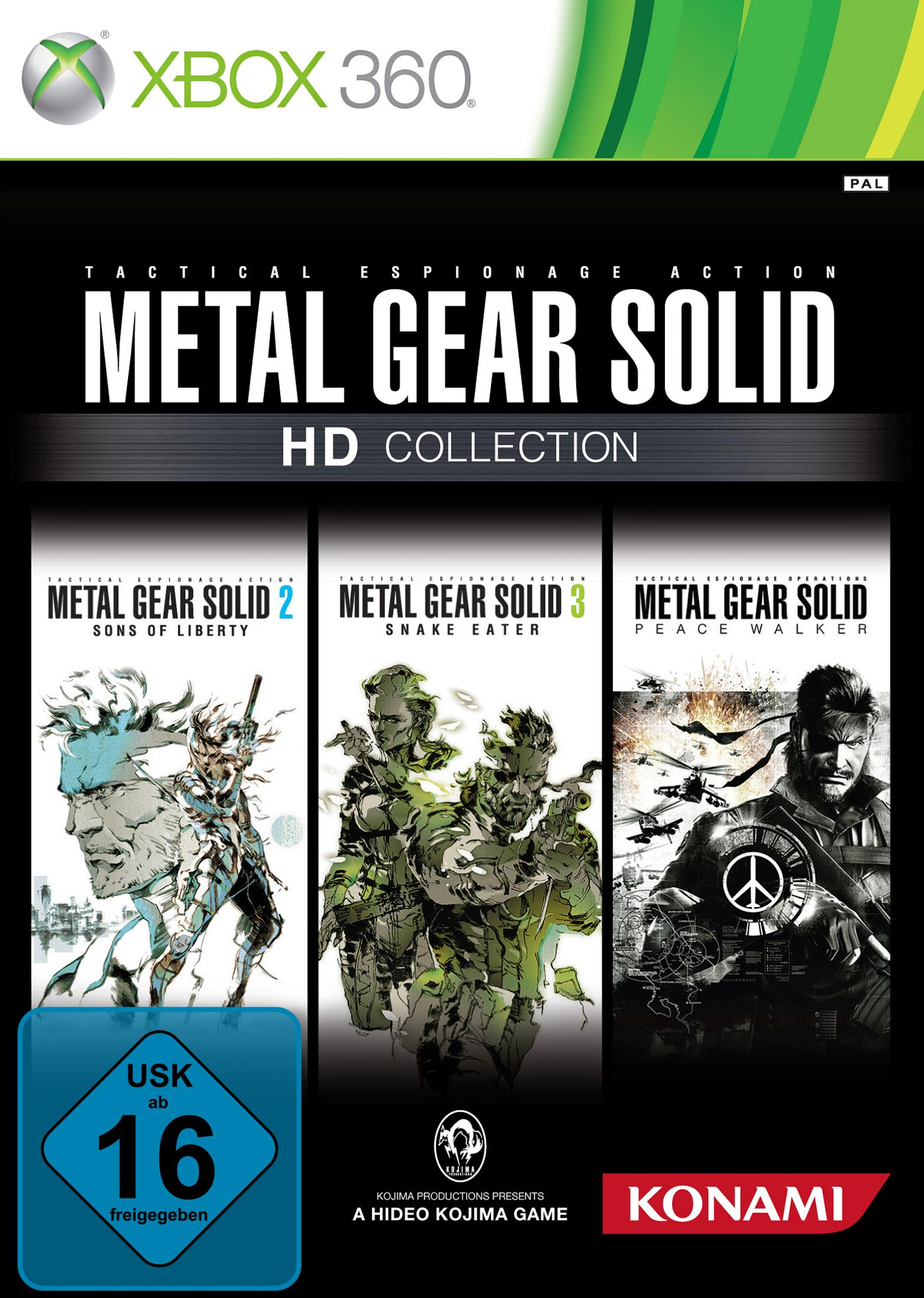 Metal Gear Solid HD Collection Spielcover. Mehrere Spielcover in einem.