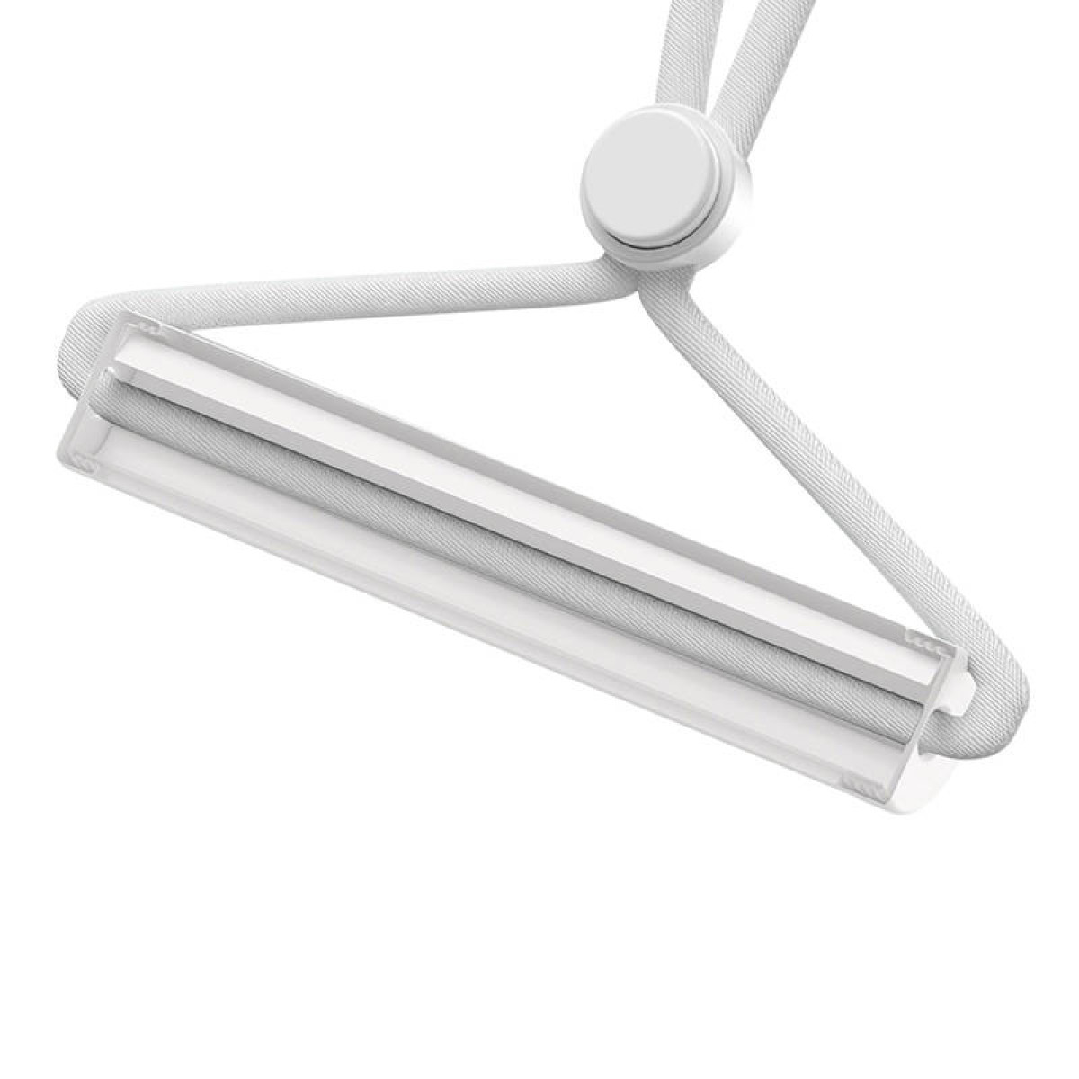 Zbliżenie białego, wodoodpornego etui na telefon ze smyczą, zaprojektowanego w celu ochrony urządzeń przed uszkodzeniem przez wodę.