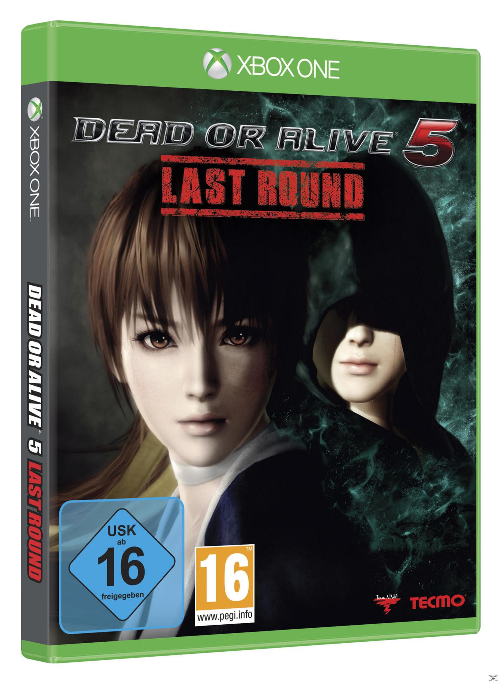 Spielcover von Dead or Alive 5: Last Round. Zwei Frauen sind sichtbar.