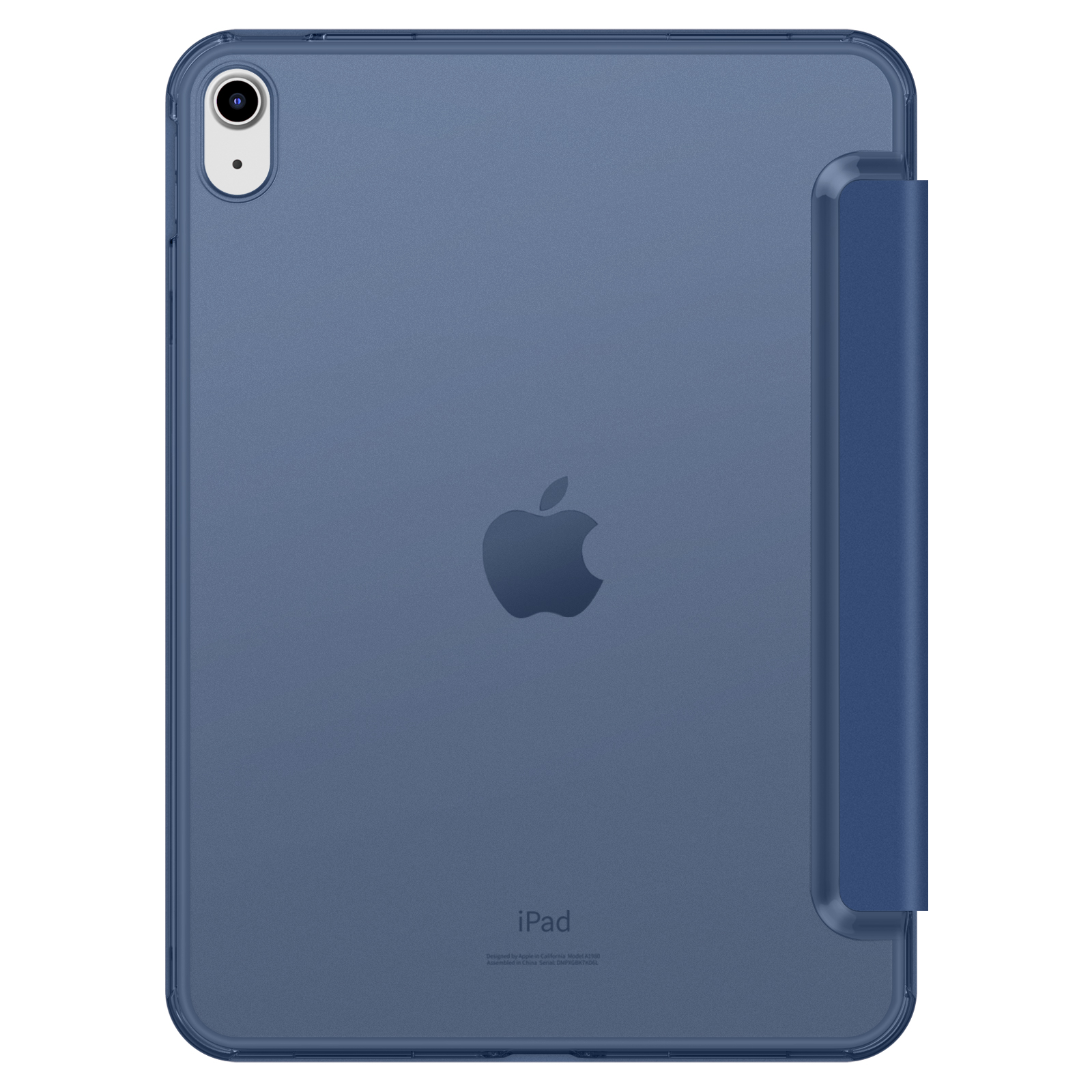 Eine blaue iPad-Hülle, die zum Schutz des Geräts und zur Verbesserung seiner Funktionalität entwickelt wurde.