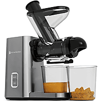 MediaMarkt KITCHENBROTHERS KB4133 - Juicer - 400ml - Slowjuicer Grijs aanbieding