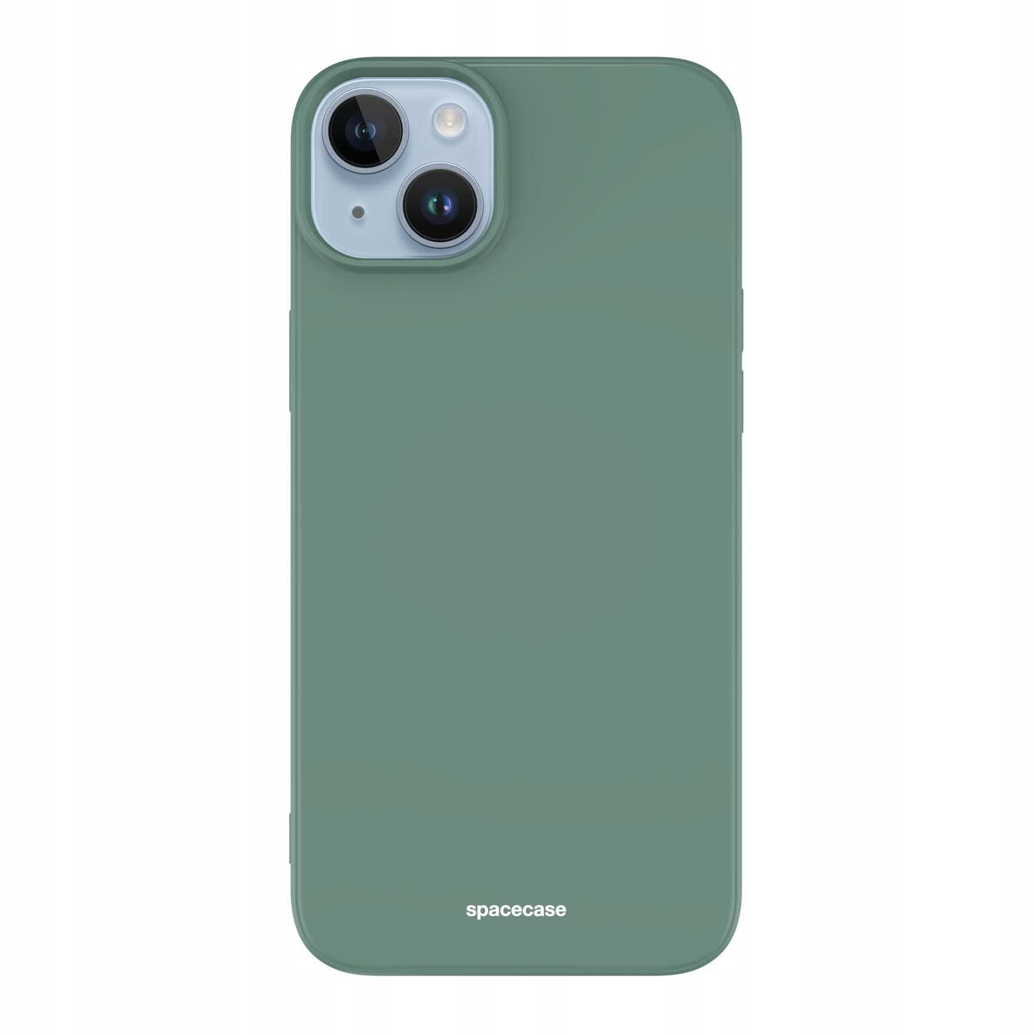 Zielone etui z obiektywami i 'spacecase'.