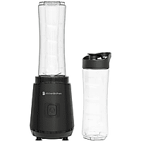 MediaMarkt KITCHENBROTHERS KB4146 - Mini Blender - 2x 600ml - Blender Zwart aanbieding