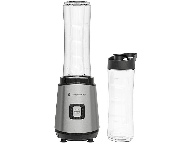 KITCHENBROTHERS KB4145 - Mini Blender - 2x 600ml - Blender RVS
