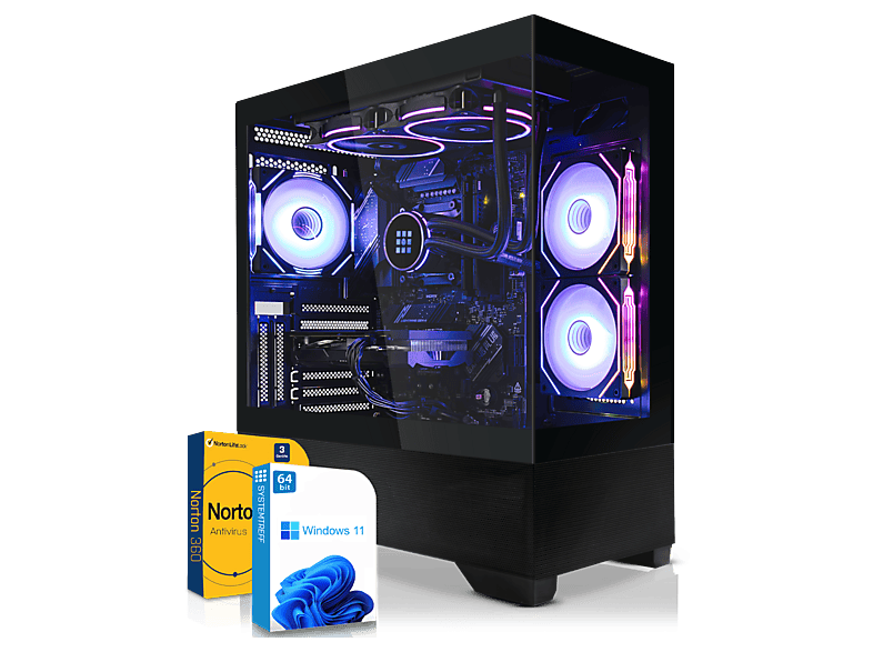 SYSTEMTREFF High-End, Gaming PC Ryzen™ 7 9850X3D Prozessor, 32 GB RAM, 1000 GB SSD, AMD Radeon™ RX 7900 XT, Windows 11 Pro