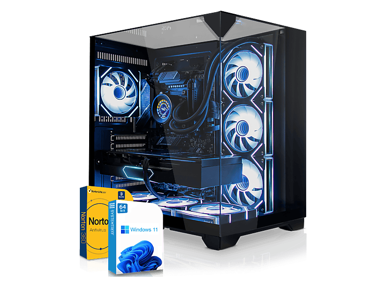SYSTEMTREFF High-End, Gaming PC Ryzen™ 7 9850X3D Prozessor, 32 GB RAM, 2000 GB SSD, AMD Radeon™ RX 7900 XTX, Windows 11 Pro
