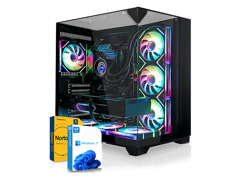 SYSTEMTREFF High-End, Gaming PC Ryzen™ 7 9850X3D Prozessor, 32 GB RAM, 2000 GB SSD, AMD Radeon™ RX 7900 XTX, Windows 11 Pro
