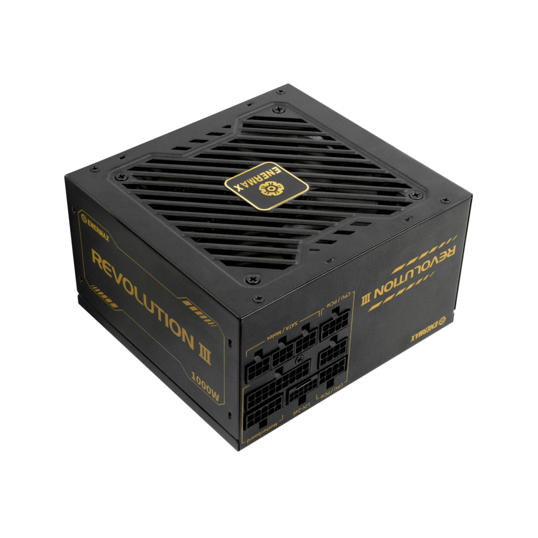 ENERMAX Revolution III 80 PLUS Gold Tam Modüler ATX 3.1 1000 W Power Supply Siyah