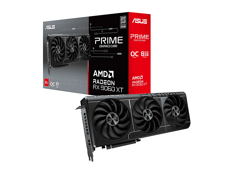 ASUS Prime OC Edition O8G 128Bit GDDR6 Radeon™ RX 9060 XT 8 GB