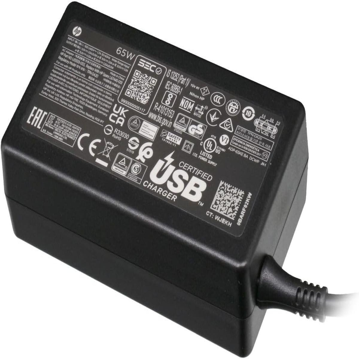 HP 65W USB-C LC Power Adapter Laptop charger