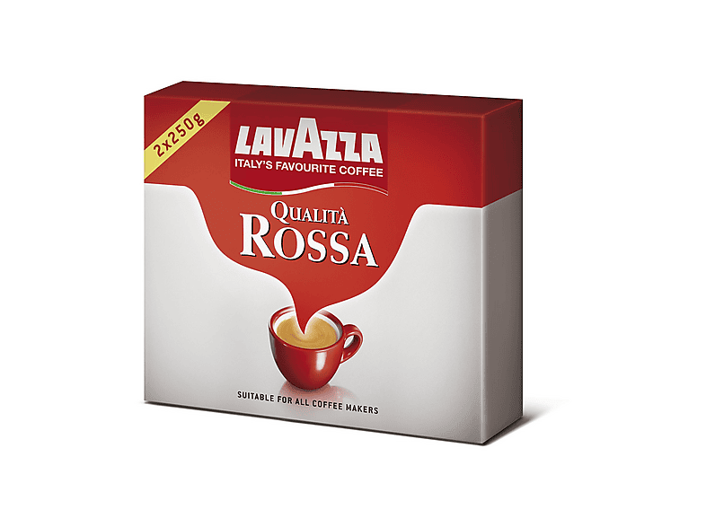 LAVAZZA 3659 2X250GR QUALITA ROSSA CAFE ESPR. gemahlener Kaffee (Kaffeevollautomaten)