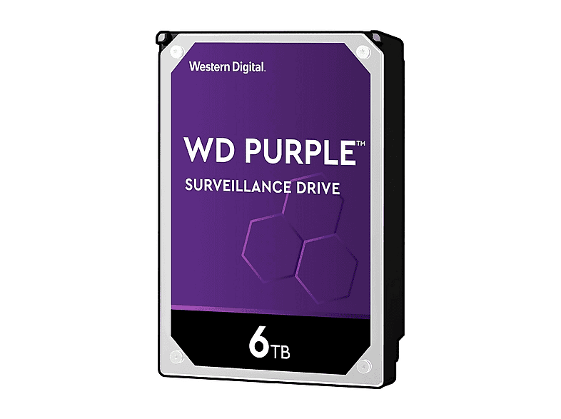 WD WD60PURZ 6TB PURPLE BULK NEU, 6 TB, HDD, 3,5 Zoll, intern