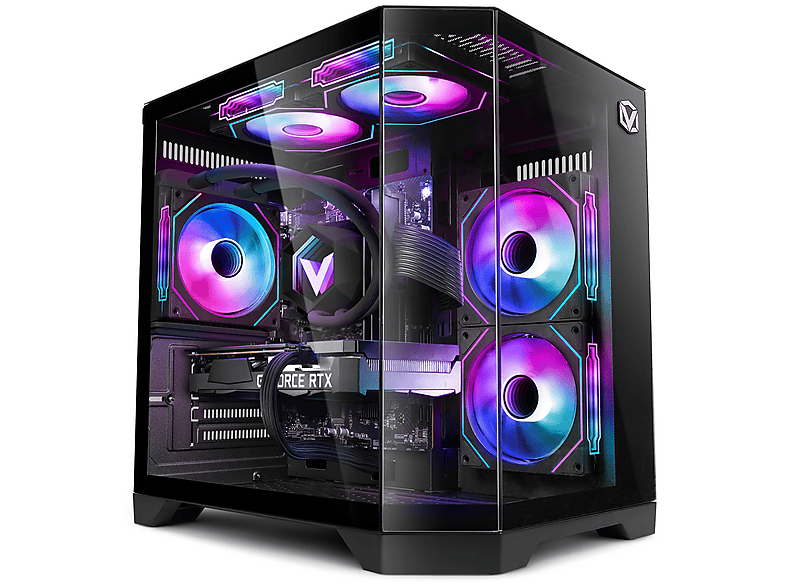 VIBOX IV-760, Gaming PC mit AMD Ryzen™ 7 8 Prozessor, 16 GB RAM, 1 TB SSD, NVIDIA, NVidia GeForce RTX™ 5060 Ti, Windows 11 Home