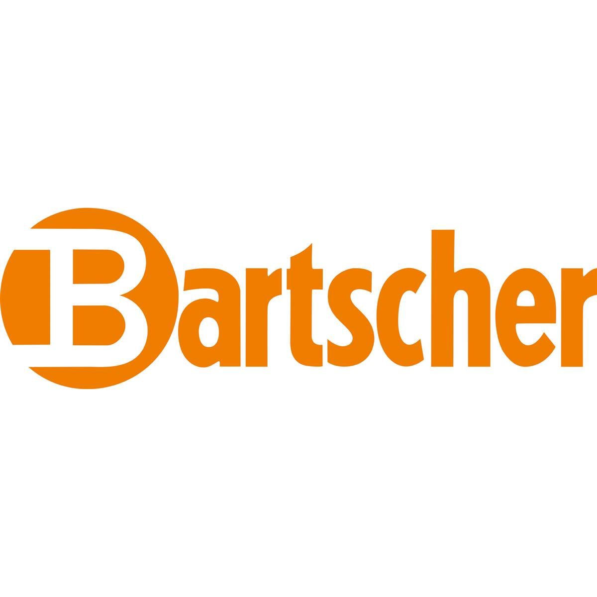 Das Logo von Bartscher, orangefarbener Text auf weißem Hintergrund. Der Buchstabe B ist stilisiert.