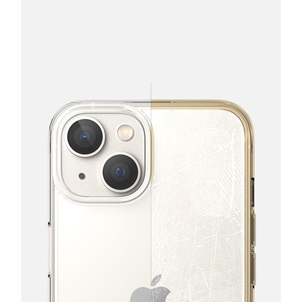 Zbliżenie telefonu i etui, prezentujące aparat i design.