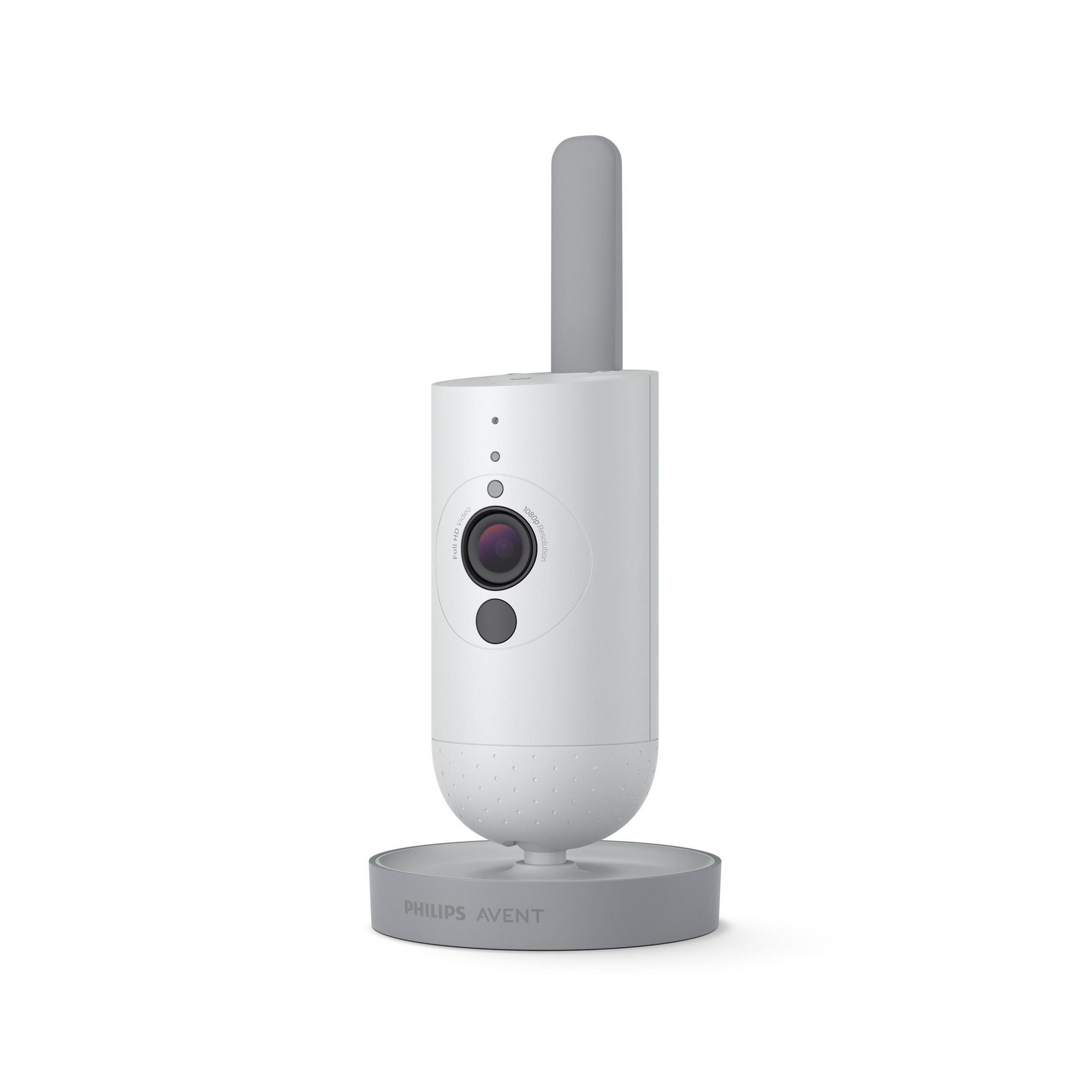 Philips Avent Babyphone Kameraeinheit. Weißer Hintergrund.