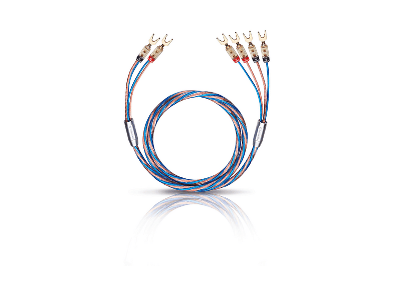 Oehlbach Set Cavi Diffusori Bi Tech 4 LS - Bi-Amping Con Connettori A Banana, 2x2,5 Mm² E 2x4 Mm² - 3