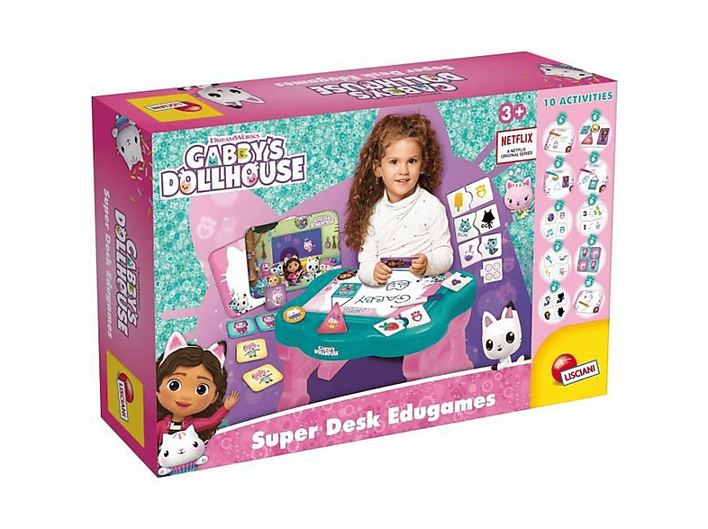 LISCIANI LSC103355 GABBY'S Dollhouse - Super Desk Edugames EUR 40,40