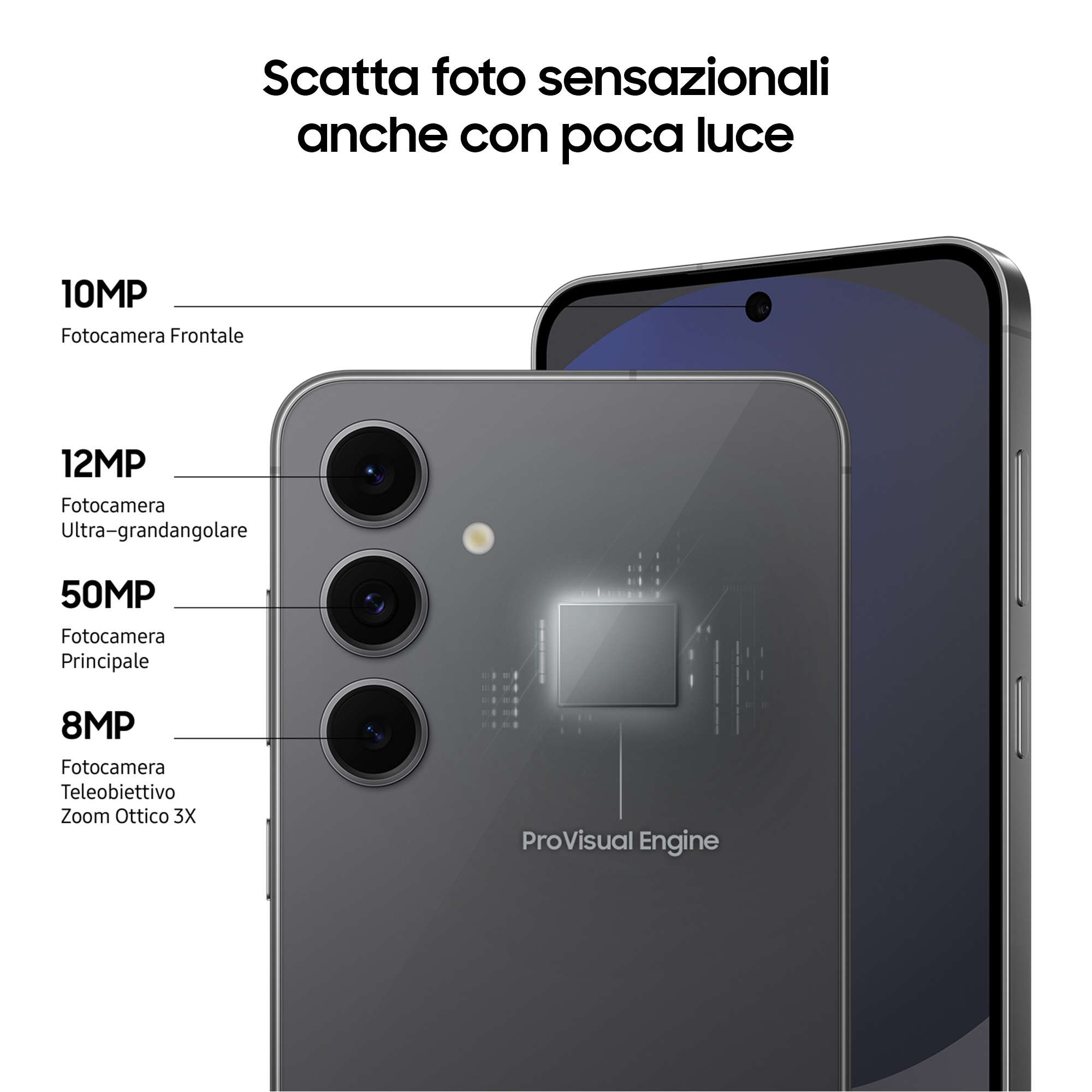 Ein Telefon mit Rückseite mit Kameras.