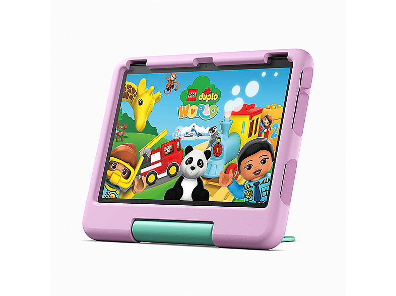 AMAZON FIRE HD 10 KIDS TABLET (2023 RELEASE) 32GB PINK, Tablet, 32 GB, 10 Zoll, Schwarz, mitgelieferte Hülle in Rosa