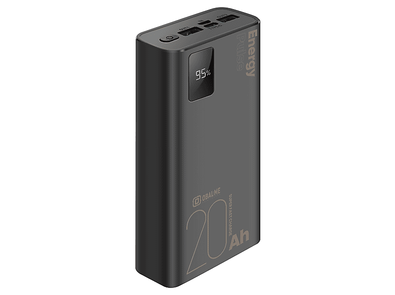 OBAL:ME BR0652 EnergyPulse Powerbank 20000  mAh Schwarz