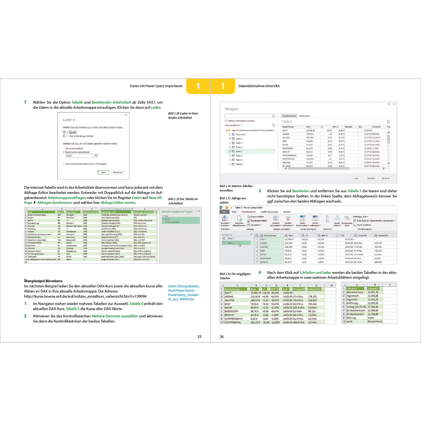 Tabellenkalkulation mit Text und Zahlen, hervorgehoben. Grüner und weißer Hintergrund. Benutzeroberfläche.
