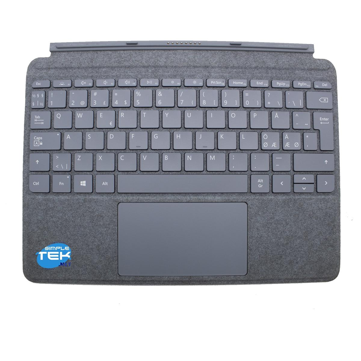Microsoft Surface Go Type Cover, Tastiera Con Retroilluminazione, Nero. Layout Italiano/inglese, Con Trackpad. Compatibile Con Surface Go E Go 2.