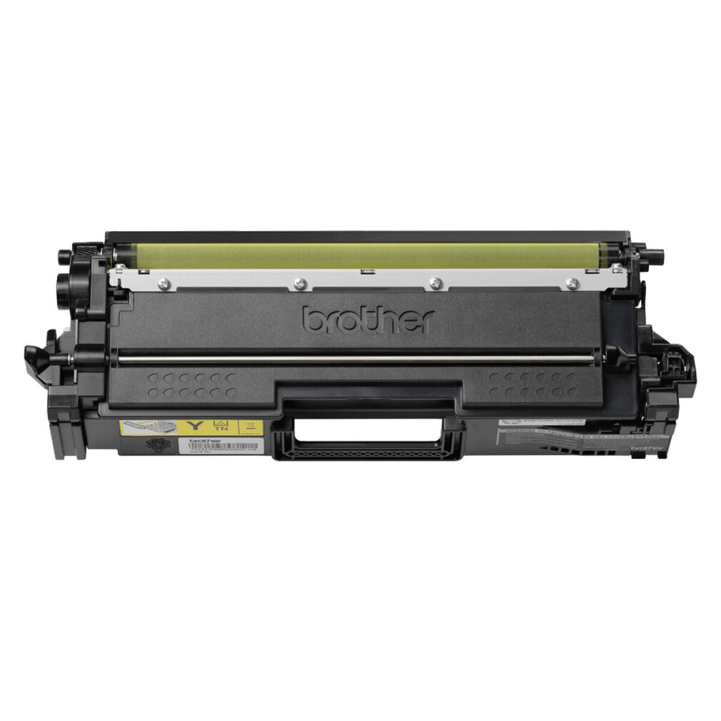 Une cartouche de toner Brother, de couleur noire, avec le logo Brother. La cartouche est neuve.