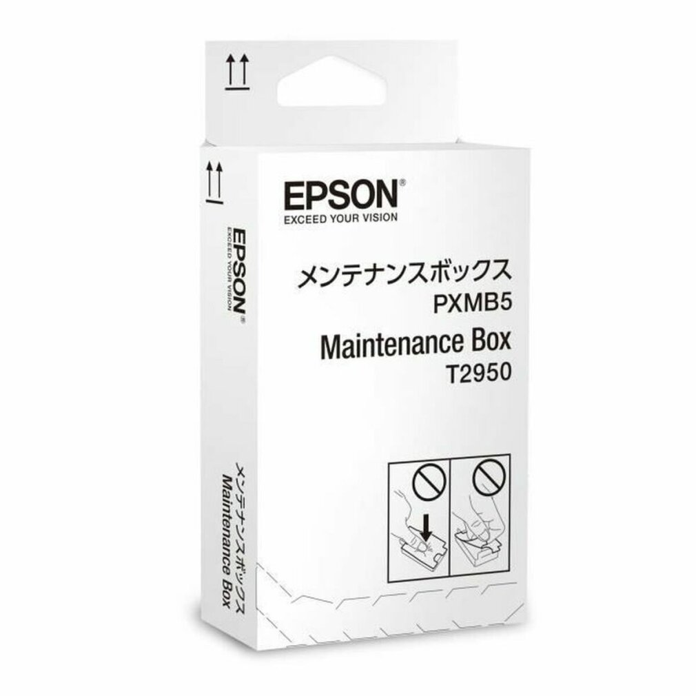 Epson Wartungsbox, weiße Verpackung mit japanischem Text.