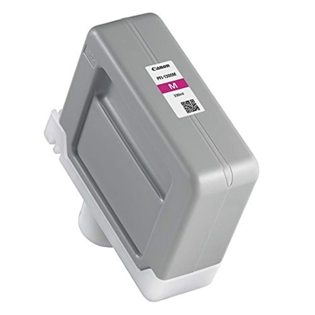 A magenta Canon ink cartridge, on a white background. The cartridge has a label.
