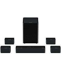 MediaMarkt ULTIMEA Poseidon D80 Boom 7.1 Sound Systeem met Dolby Atmos en 6.5" Daadloze Subwoofer, APP Bediening Soundbar Zwart aanbieding