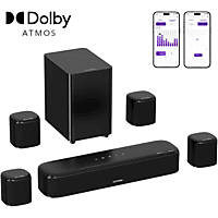 MediaMarkt ULTIMEA Aura A60 - 7.1 Soundbar met Dolby Atmos en subwoofer, APP Bediening Soundbar Zwart aanbieding