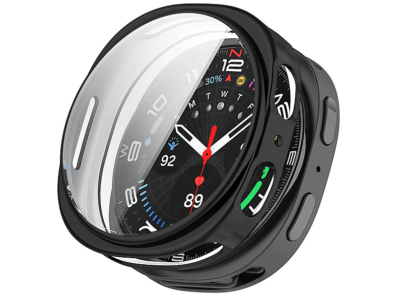 WIGENTO TPU Schutz Hülle Watch Schutz Hülle (für Samsung Galaxy Watch 8 44mm)