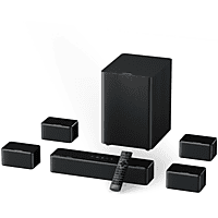 MediaMarkt ULTIMEA Poseidon D80 Boom - 7.1 Surround Sound-systeem met Dolby Atmos, APP-Bediening Soundbar Zwart aanbieding