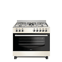 MediaMarkt WIGGO WO-E905R(CX) Fornuis - Gas - Gas / Netvoeding - Breedte 90 cm aanbieding